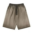thumbnail image 1 of SwiftWear Men's Vintage Gradient Breathable Workout Shorts with Pockets - Lightweight Cropped Training Pants for Running & Gym, 1 of 2
