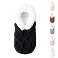 thumbnail image 1 of SwiftWear Slipper Socks for Women with Grippers, Thick Fleece Lined Fuzzy Winter Socks With Non Slip Bottoms, Cozy Warm House Slippers,1 Pairs, Dark Gray, 1 of 4