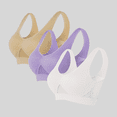 thumbnail image 1 of SwiftWear Sports Bras for Women 3 Pack Wirefree Bras with Support and Lift Workout Yoga Gym Fitness Bra Medium Support, 1 of 6