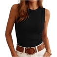 thumbnail image 1 of SwiftWear Women Summer Ribbed Tank Top Fitted Pullover Basic Shirt Workouts Cute Spring Going Out Sleeveless Tops, 1 of 7