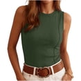 thumbnail image 1 of SwiftWear Women Summer Ribbed Tank Top Fitted Pullover Basic Shirt Workouts Cute Spring Going Out Sleeveless Tops, 1 of 7