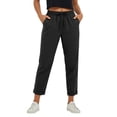 thumbnail image 1 of SwiftWear Women's Cargo Joggers Outdoor & Casual Multi-Pocket Cropped Ankle Pants with Elastic Waist, Comfortable & Stretchy Activewear, 1 of 8