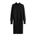 thumbnail image 1 of SwiftWear Women's Casual Knit Long Sleeve Dress Freesize Fall/Spring High Neck Dresses Casual Office & Weekend Wear​, 1 of 5