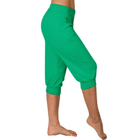 SwiftWear Women's High-Waisted Capris with Pocket Stretch Fit for Yoga & Outings | Comfortable Athleisure & Casual Wear S-3XL