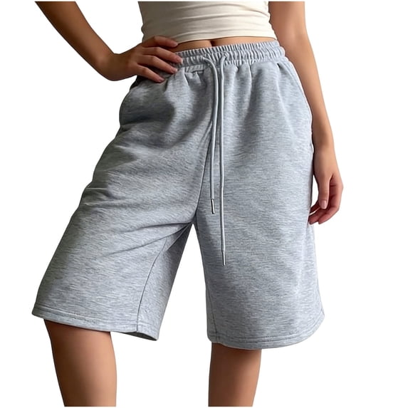SwiftWear Women's Loose Wide Leg Capri Sweatpants with Pockets Athletic Capris Drawstring Waist Running Workout & Casual Lounge Pants