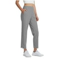 thumbnail image 1 of SwiftWear Women's Stretch-Fit Athletic Pants with Side Pockets, Comfortable Casual Elastic Waist Workout Trousers Versatile Lounge Wear S-2XL, 1 of 8