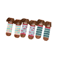 thumbnail image 1 of SwiftWear Womens 3 Pairs Super Soft Warm 3D Funny Animal Fuzzy Crew Winter Socks Cute Sausage Dog Socks for Home Sleeping, 1 of 5