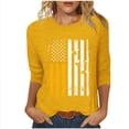 thumbnail image 1 of SwiftWear Womens Cute Bee Graphic Tee Shirts 3/4 Sleeve Soft Crewneck Casual Summer T-Shirt Pullover Tops, 1 of 5