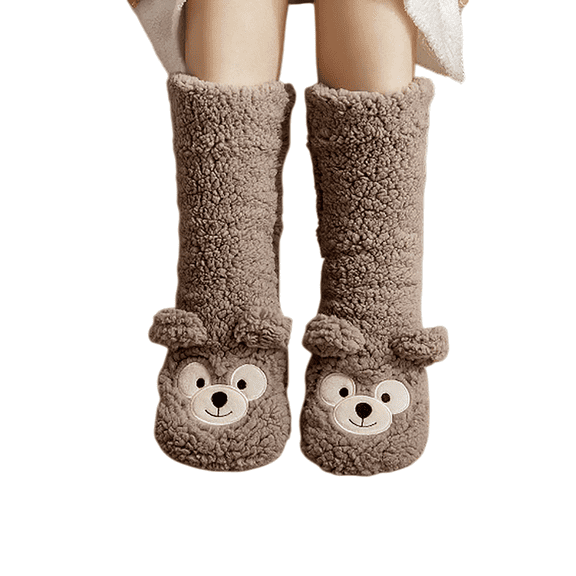SwiftWear Womens Slipper Fuzzy Socks Fluffy Winter Warm Funny Cute Animal Thermal Non Slip Fleece Cozy Boot Socks