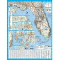 thumbnail image 1 of Swiftmaps Florida State Laminated Wall Map 48” x 64” Poster, 1 of 1
