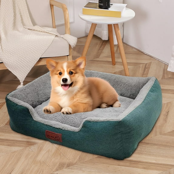 Swiftyle 1-2 Sets Winter Warm Gift Dog Bed, Removable Washable Pet Mat Small Breed Corgi/Teddy Sleeping Pad, Thickened Cloth, Non-Slip Bas e 50x40cm