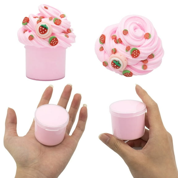 Swiftyle 1-3 Counts Thanksgiving Decorations 70ml Furry Cloud Butters Slimes Clays Toy Non Settling With Accessories DIY Noodles Stretchy Slimes For Creatives Crafts