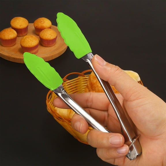 Swiftyle 1-3 Counts Thanksgiving Decorations Stainless Steel Plastic Food Clips Good Helper For Bread Baking Steak Black Red Blue And Green Four Colors Optional