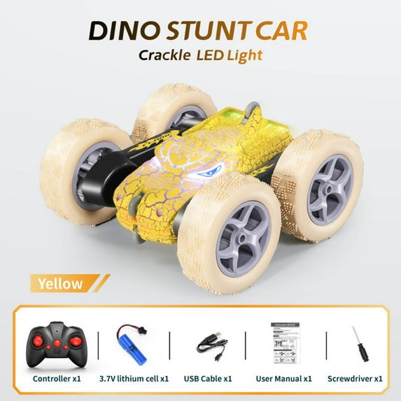 Swiftyle 1-3 Counts Thanksgiving Decorations Stunt Truck Dump Truck Remote Control Toy Car.4g Drift Four-wheel High-speed Rotating Small Car