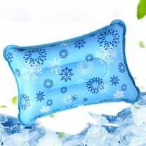 Swiftyle 1-3 PC Summer Gel Ice Pillow Thickened PVC, Cooling Gel Water-Fillable, Ergonomic Groove Design, Nap Driv Study, Leak-Proof & Durable