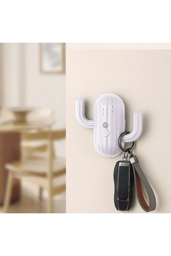 1-3 PC Voice Recording Reminder Device Keychain Tool for Home (White/Green)