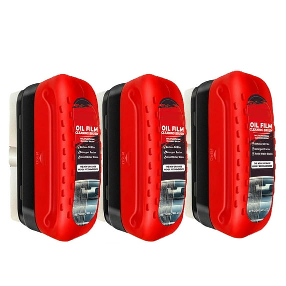 Swiftyle 1-3 Sets Automotive Windshield Oil Film Remover 120ml With Sponge Cloth, Removes Oil & Prevents Rain/Mist For Car Windows & Home Glass Gift