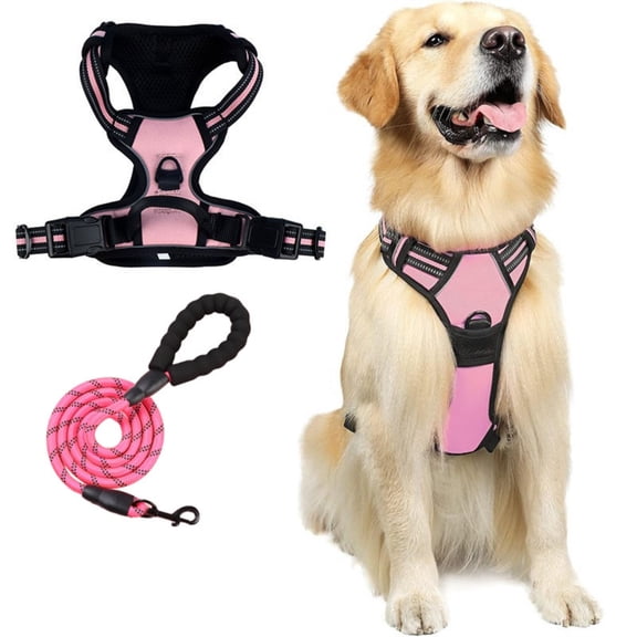 Swiftyle 1 Pcs Fellstern No Pull Dog Harness for Training, Reflective Pet Walking Gear, Escape Proof Front Clip Design for Medium Large Dogs(L)
