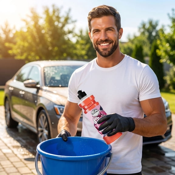 Swiftyle 1 Pcs Multi-fiber Car Wash Liquid Concentrated Cleaner Neutral Formula for All Cars Multi-functional Cleaning Gel