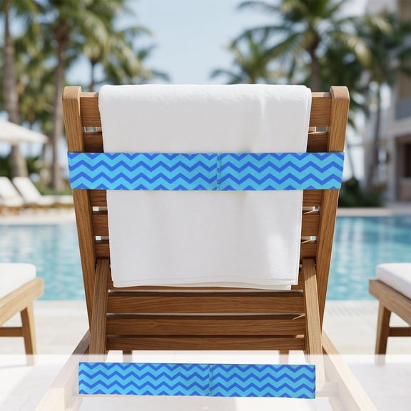Swiftyle 1 Pcs Outdoor Beach Towel Strap Portable Anti-Wind Bath Towel Holder Adjustable Security Travel Essential