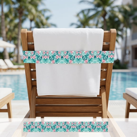 Swiftyle 1 Pcs Outdoor Beach Towel Strap Portable Anti-Wind Bath Towel Holder Adjustable Security Travel Essential