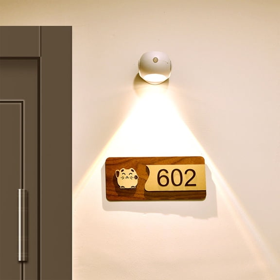 Swiftyle 1 Pcs Wireless Motion Sensor Night Light Rechargeable Battery Powered Wall Lamp For Hallway Stair Entryway Security Lighting