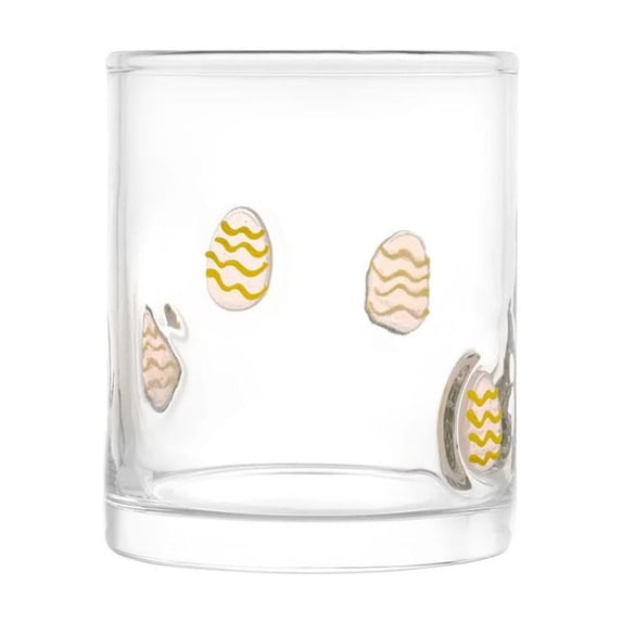 Swiftyle 3 Pcs Easter Glass Cup Holiday Party Drinkware Reusable Tumblers Festive Spring Celebration