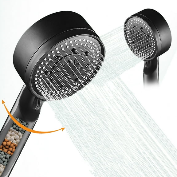 Swiftyle Clearance 1 Pcs Shower High Pressure Handheld Showerhead Hard Water High Pressure7 Spray Modes Handheld Shower For The Elderly ChildrenCan Be Used For Home Black One Size