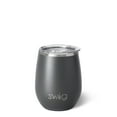 thumbnail image 1 of Swig Life 14oz Stemless Wine Cup | Insulated Stainless Steel Wine Tumbler | Gray, 1 of 5