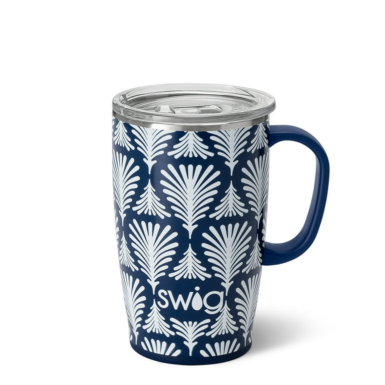 Swig Life 18oz Travel Mug, Insulated Stainless Steel Tumbler with Handle