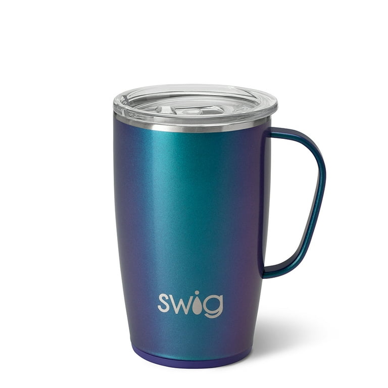 Swig Insulated Travel Mug 18 oz To Go Coffee Cup for Hot & Cold - Mardi Graw