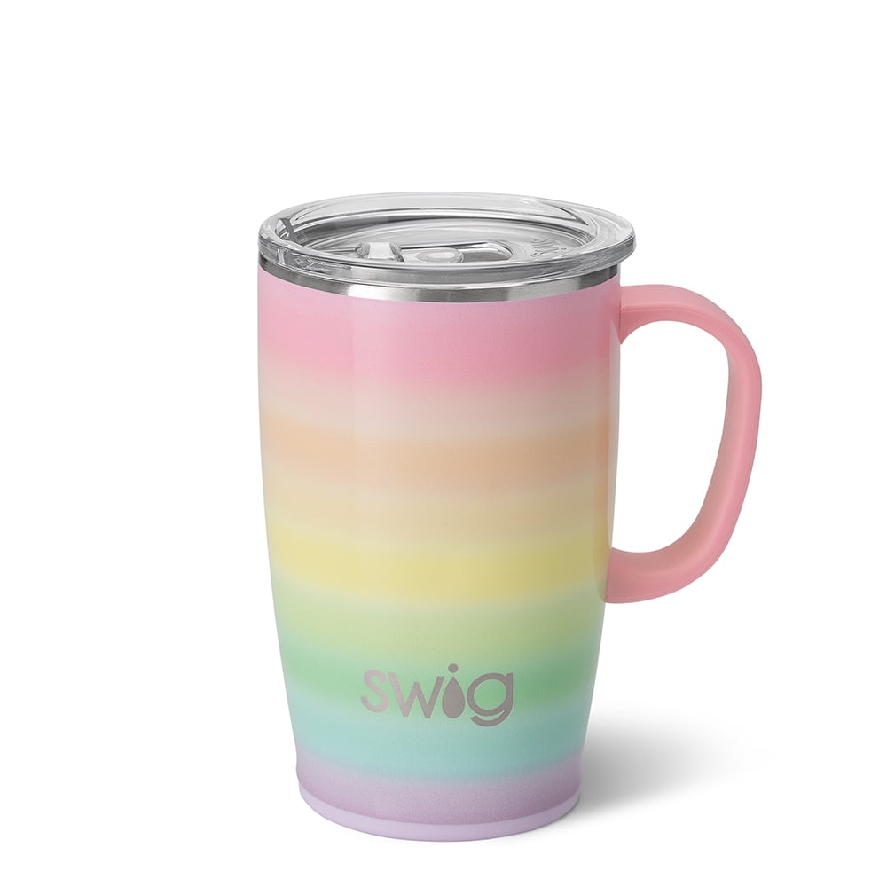 Color your World Bright Crayons Travel Mug with Handle