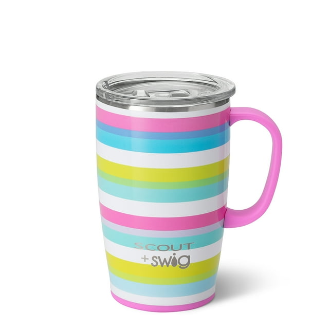 Swig Life 18oz Travel Mug Insulated Stainless Steel Tumbler with