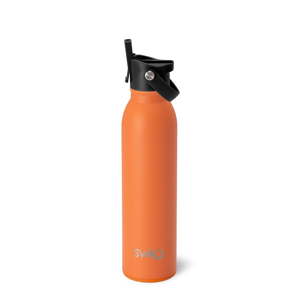 Swig Life 20oz Flip + Sip Bottle | Insulated Stainless Steel Water Bottle with Straw | Caliente