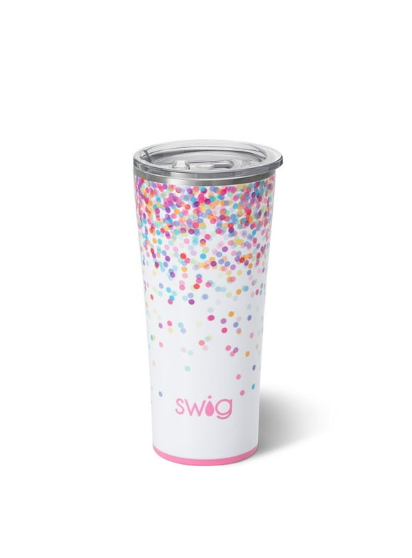 Swig Life 22oz Tumbler | Insulated Stainless Steel Travel Tumbler | Confetti