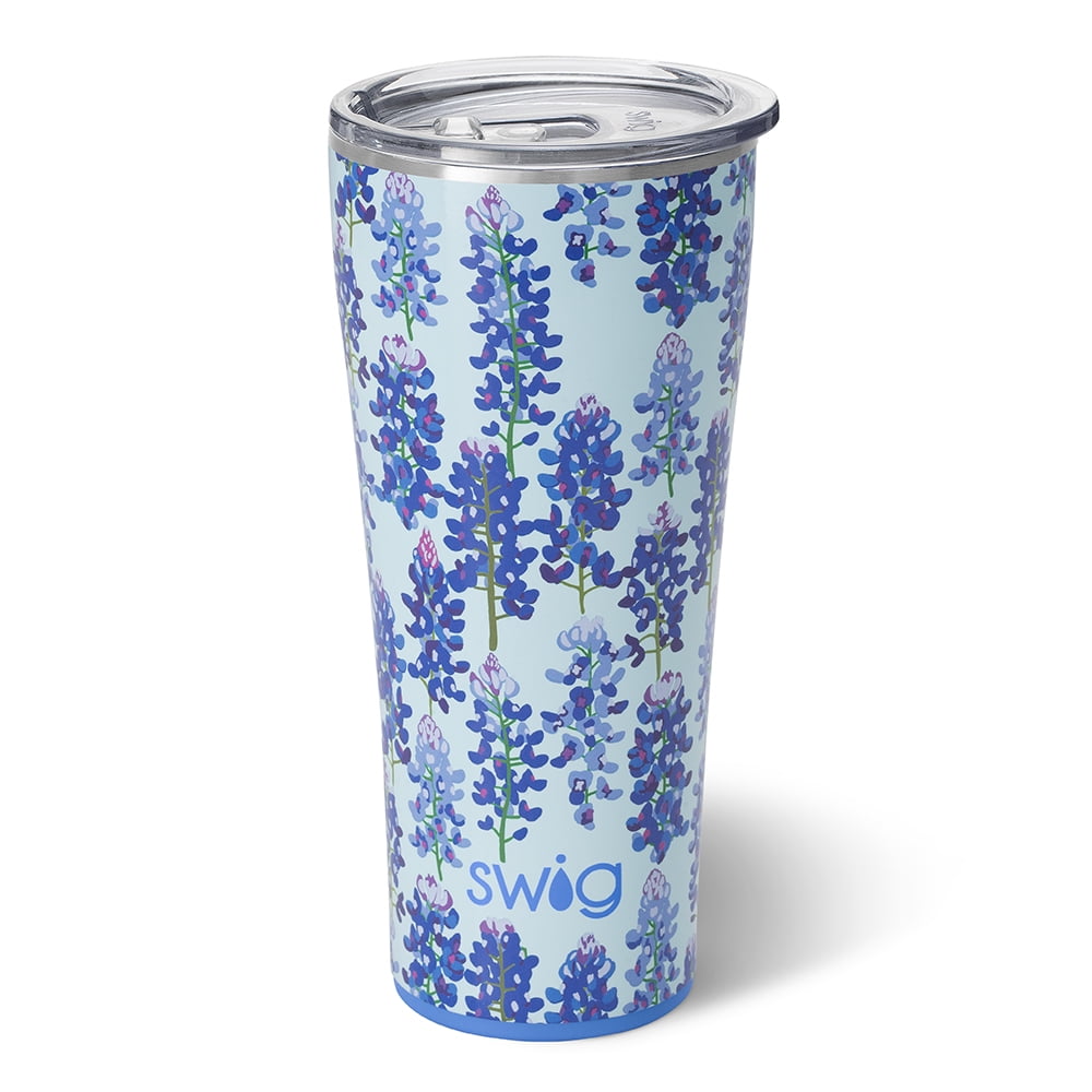 Swig Life 32oz Insulated Tumbler – Luxy Leopard Print, Keeps Drinks Cold 24+ Hours, Dishwasher Safe