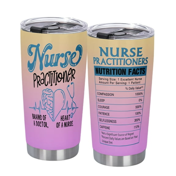 Swig Tumbler-Nurse Practitioner Gifts For Women Nurse Practitioner Week Gifts for NP Stainless Steel Tumbler With Lid 20OZ.
