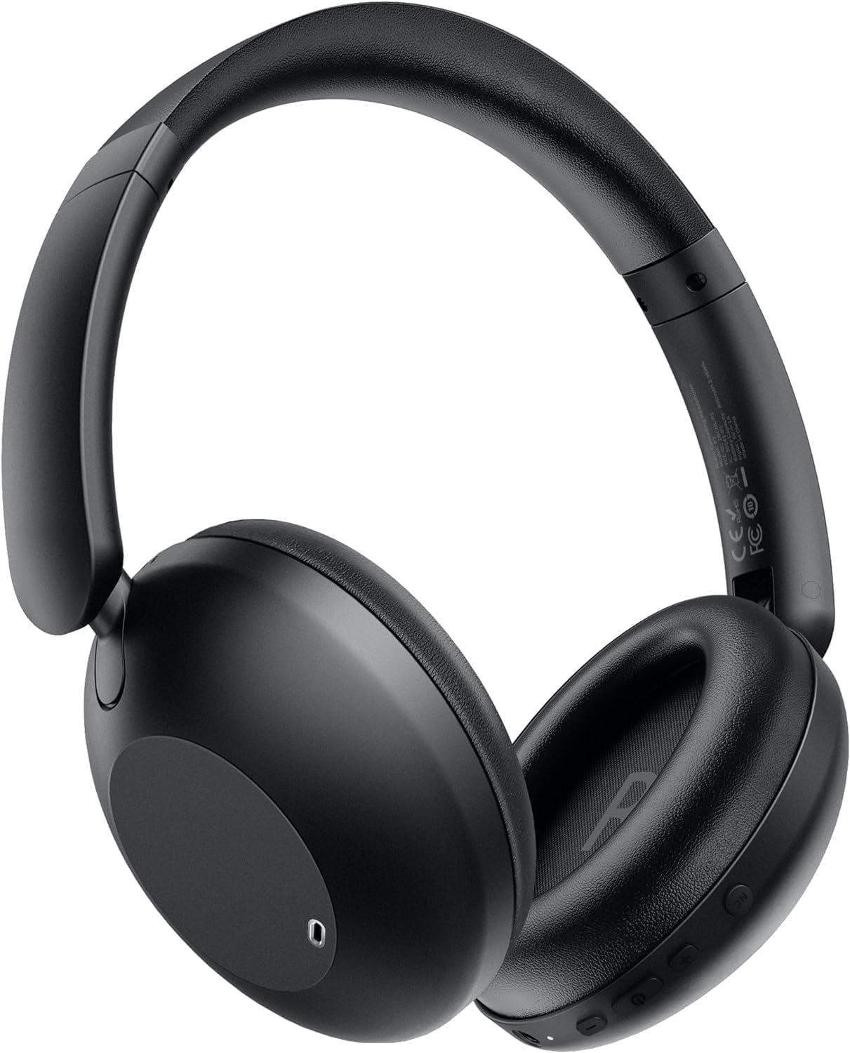 Swiifome Active Noise Canceling Headphones, over Ear Foldable Headphones with Mic, 60 Hours Play Time on Ear Bluetooth Headsets with Deep Bass, with HiFi Audio for Music