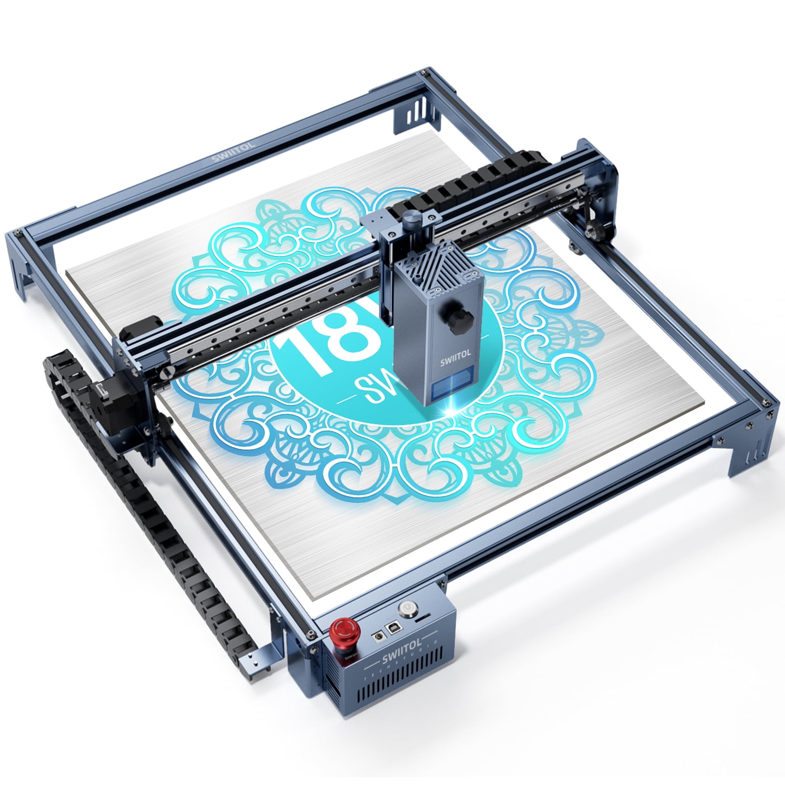MR.CARVE C1 Engraver 5W Blue Light Cutting and Carving Machine with Auto  Focus 0.05 Accuracy 80x80mm Engraving Area Built-in Gyroscope Rotatable  Head