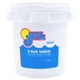thumbnail image 1 of In The Swim 3 Inch Stabilized Chlorine Tablets for Sanitizing Swimming Pools - Individually Wrapped, Slow Dissolving - 90% Available Chlorine - Tri-Chlor - 10 Pounds C3010, 1 of 4