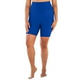 thumbnail image 1 of Swim 365 Women's Plus Size 360° Powermesh Swim Boy Short With Tummy Control, 1 of 2