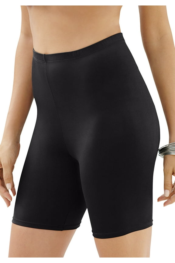 Swim 365 Women's Plus Size High-Waist Swim Bike Short