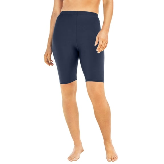 Swim 365 Women's Plus Size High-Waist Swim Bike Short