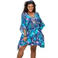 thumbnail image 1 of Swim 365 Women's Plus Size Jeweled Caftan, 1 of 6