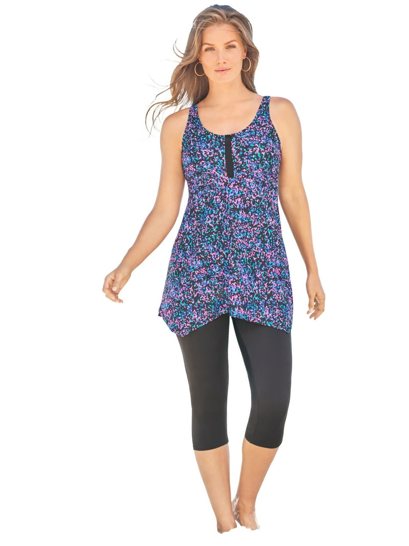 Tankini Size 26 Swimwear Swim 365 Women's Plus Size Longer