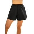 thumbnail image 1 of Swim 365 Women's Plus Size Loose Swim Short With Built-In Tummy Control Brief, 1 of 4