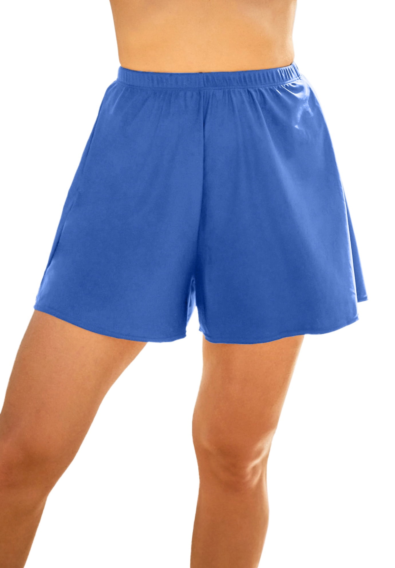 Swim 365 Women's Plus Size Relaxed-Fit Tummy Control Swim Short