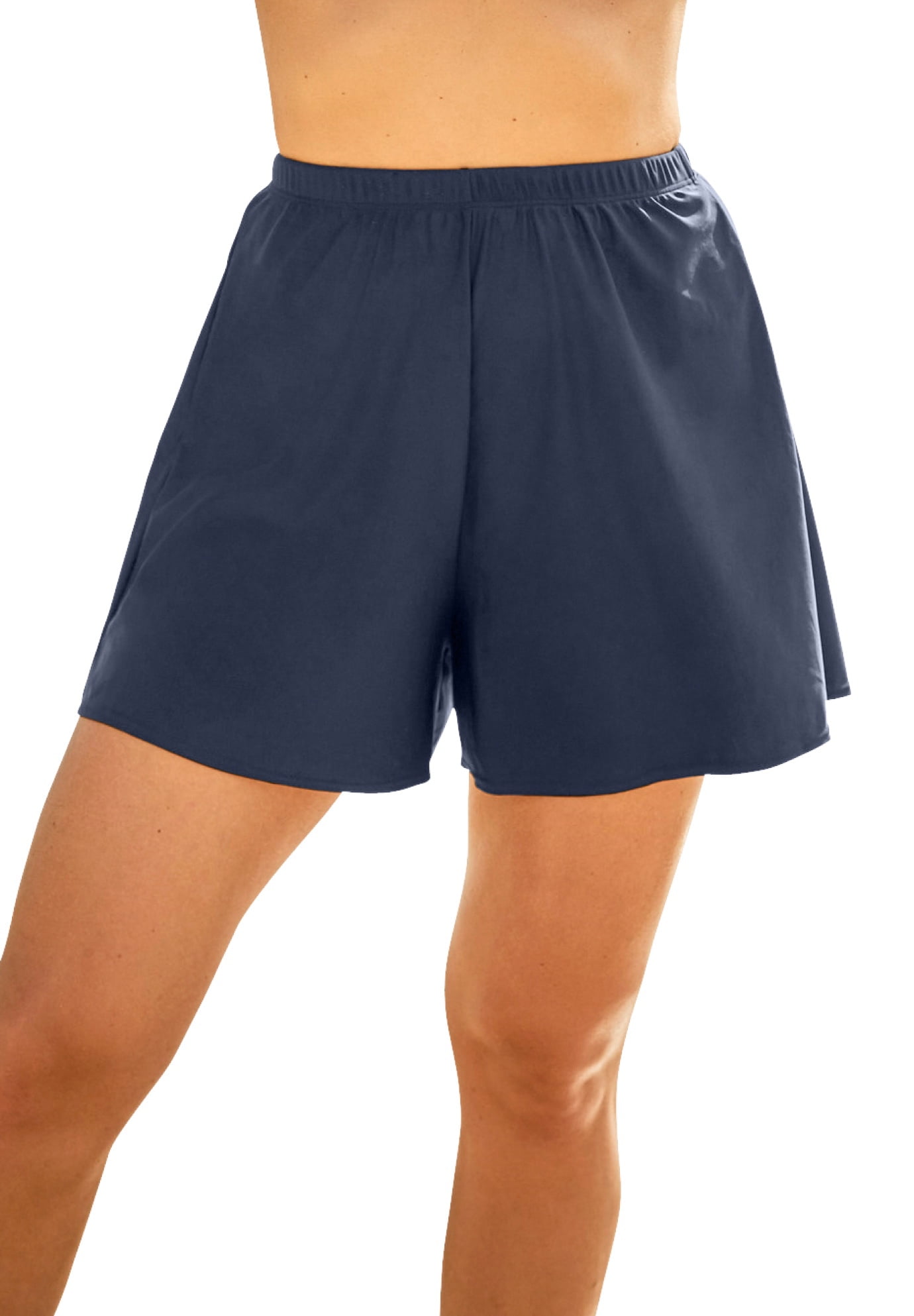 Swim 365 Women's Plus Size Relaxed-Fit Tummy Control Swim Short