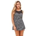 thumbnail image 1 of Swim 365 Women's Plus Size Mesh-Trim Swim Dress, 1 of 5