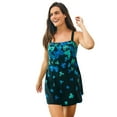 thumbnail image 1 of Swim 365 Women's Plus Size Princess-Seam Swim Dress, 1 of 5